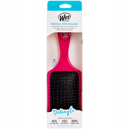 Szczotka do włosów - Wet Brush Paddle Detangler Pink