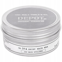 Wosk nabłyszczający o średnim utrwaleniu - Depot No.314 Shiny Hair Wax 75ml