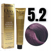 Fanola Oro Therapy Farba 5.2 Fioletowy Blond - Fioletowe Refleksy