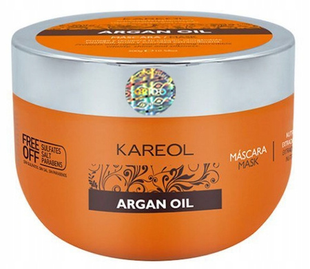 Maska do włosów - Kareol Argan Oil Hair Mask 300g Nawilżająca