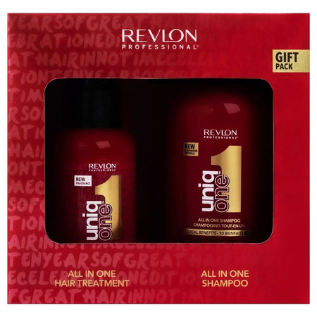 Szampon i Maska do włosów - Revlon Uniq One Pack 100ml Szampon 50ml Maska