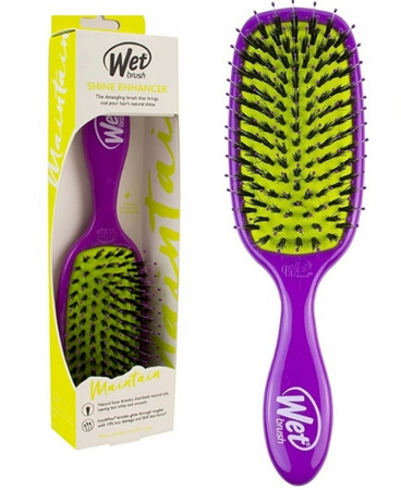 Szczotka do włosów - Wet Brush Shine Enhancer Purple