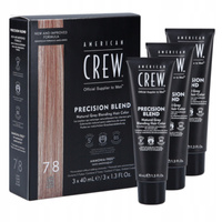 AMERICAN CREW PRECISION BLEND LIGHT 7-8 3X40ml ODSIWIACZ DO WŁOSÓW