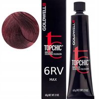 Farba do włosów - Goldwell TOPCHIC 60ml 6-RV MAX Profesjonalna