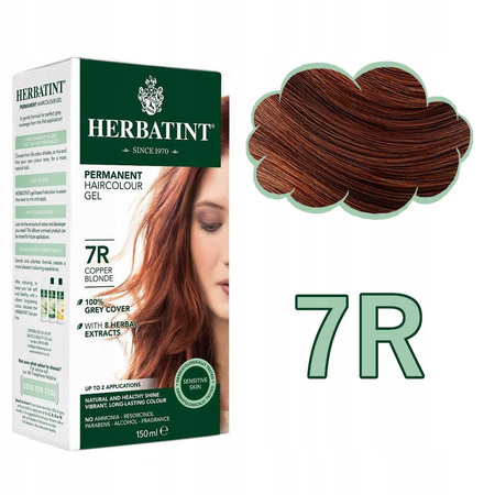 Farba do włosów - Herbatint 7R Miedziany Blond 150ml