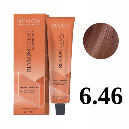 Farba do włosów - Revlon Revlonissimo Colorsmetique 60ml 6.46