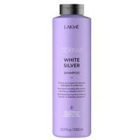 Lakme Teknia White Silver 1000ml - Szampon Złoty do Włosów Blond XXL