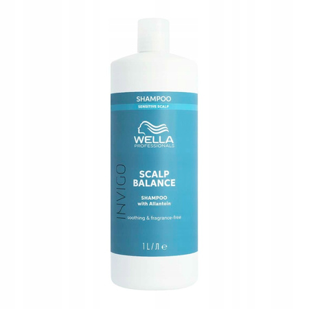 Szampon do wrażliwej skóry głowy - Wella INVIGO Scalp Balance 1000ml