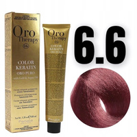 Fanola Oro Therapy Farba 6.6 Ciemny Intensywny Czerwony Blond - Żywe Kolory