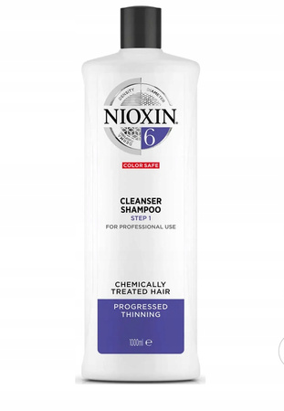 Szampon do włosów - Nioxin SYSTEM 6 Cleanser 1000ml