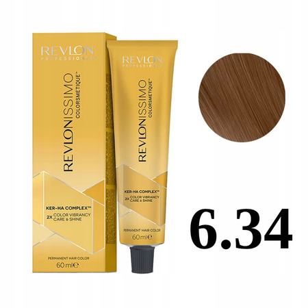 Farba do włosów - Revlon Revlonissimo 60ml 6.34 Miedziany Blond