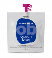 Fanola Color Maska Blue 30 ml - Próbka Niebieskiego Koloru