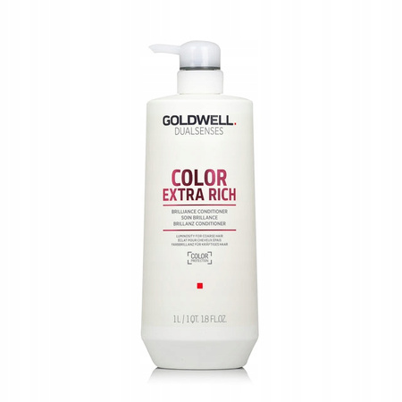 Odżywka do włosów grubych - Goldwell Color Extra Rich 1000ml Nabłyszczająca