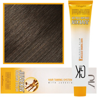 Farba do włosów - Global Keratin GKHair 6.11 Int.DarkAshBlonde 100ml