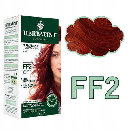 Farba do włosów - Herbatint FF2 Purpurowa Czerwień 150ml