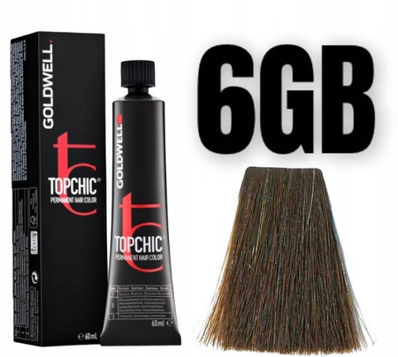 Farba do włosów - Goldwell TOPCHIC 60ml 6-GB MAX Profesjonalna