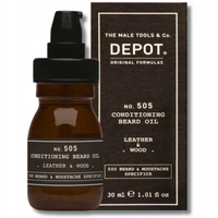 Depot NO. 505 Leather & Wood 30ml - olejek do brody