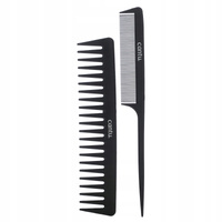 Cantu Two Carbon Fiber Combs Zestaw 2 Szt. do Włosów Antystatyczne 66cm