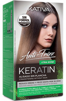 Zestaw do keratynowego prostowania włosów - Kativa Keratin Xtra Shine