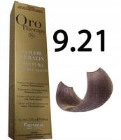 Fanola Oro Therapy Farba 9.21 Perłowy Bardzo Jasny Blond Delikatne Światło