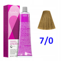 Farba do włosów - Londa Farba Permanentna 60ml 7/0 Profesjonalna